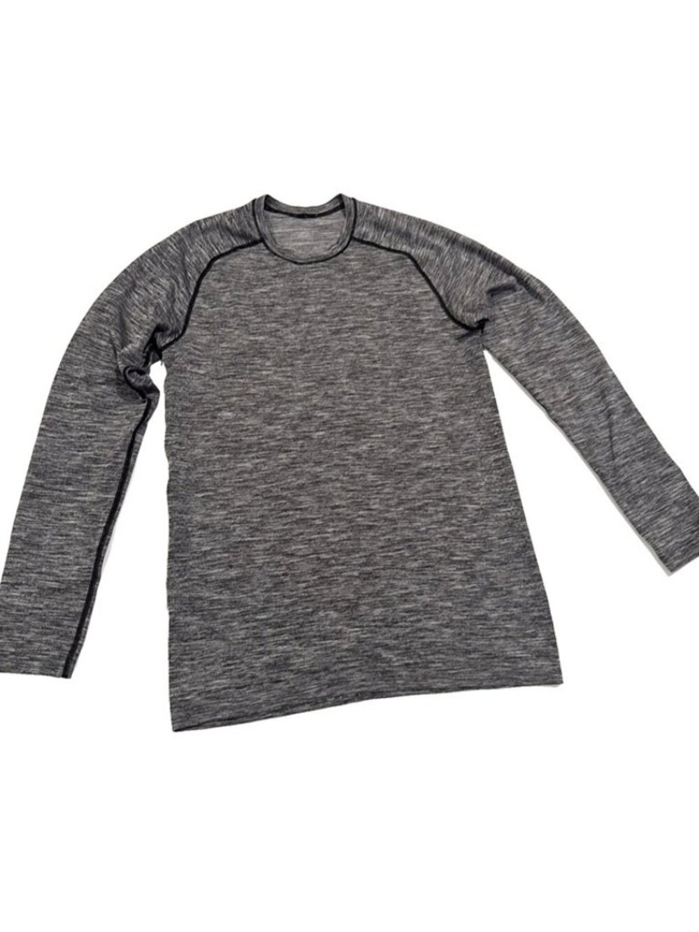 Lululemon Womens Long Sleeve Tee Heathered Gray Size XS
